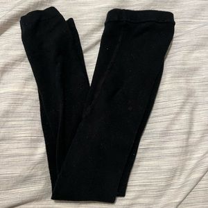 One Size Black Leggings